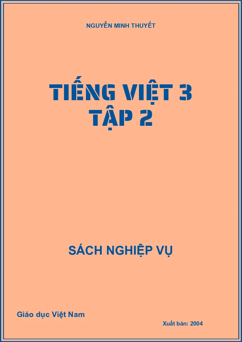 Tiếng Việt 3 tập 2