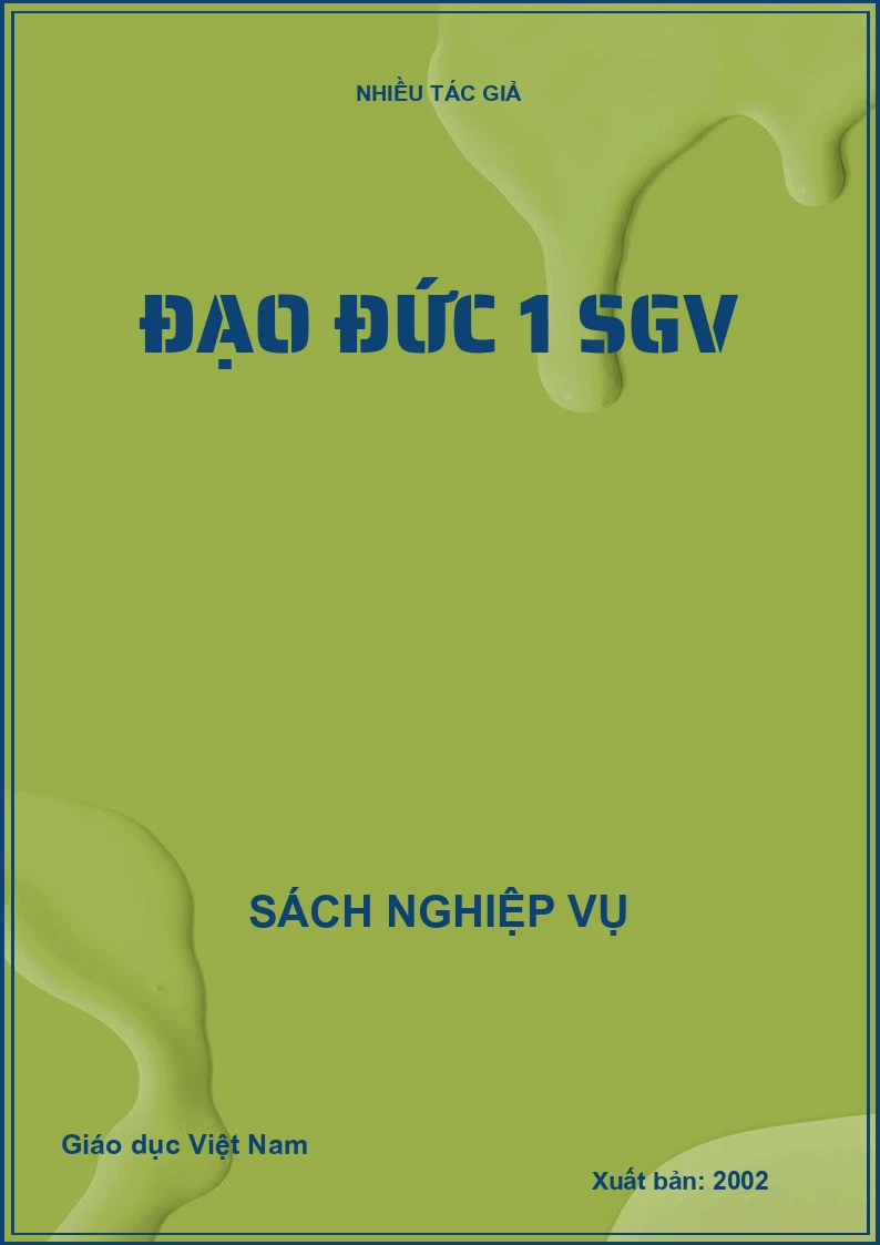 Đạo đức 1 SGV