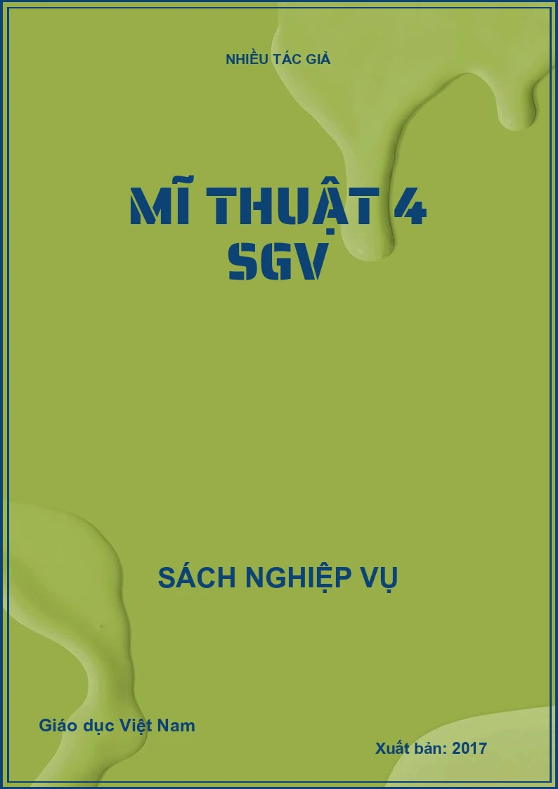 Mĩ Thuật 4 SGV