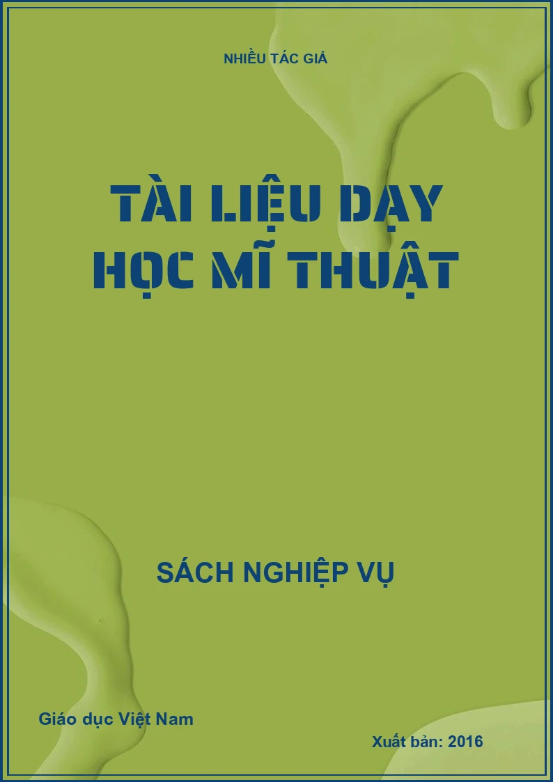 Tài liệu dạy học mĩ thuật
