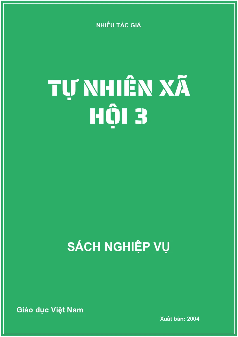 Tự nhiên xã hội 3