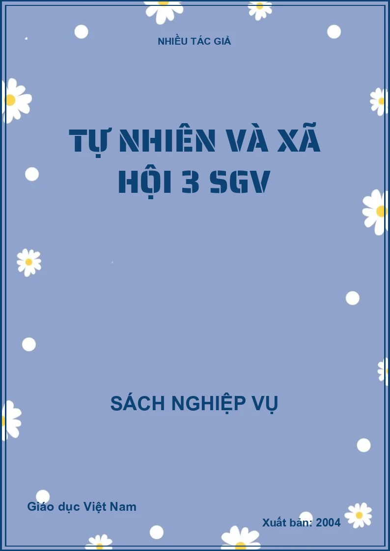 Tự nhiên và xã hội 3 SGV