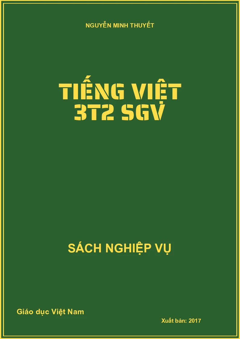Tiếng Việt 3T2 SGV