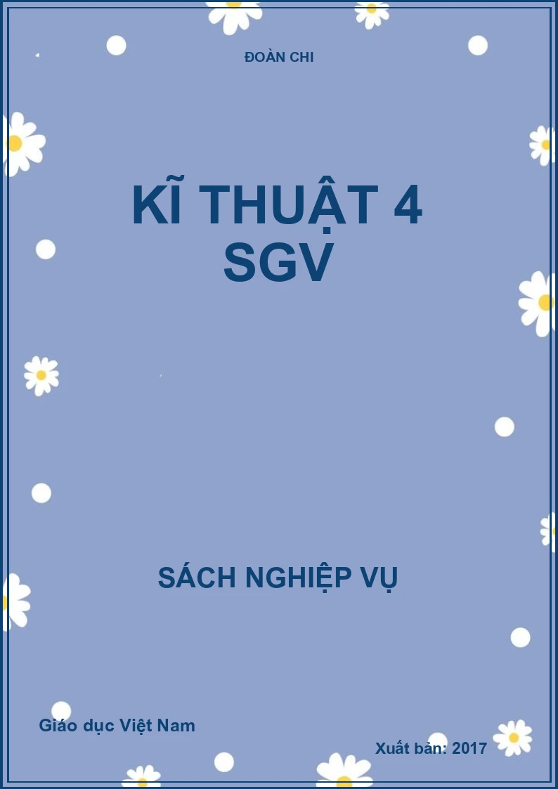Kĩ thuật 4 SGV