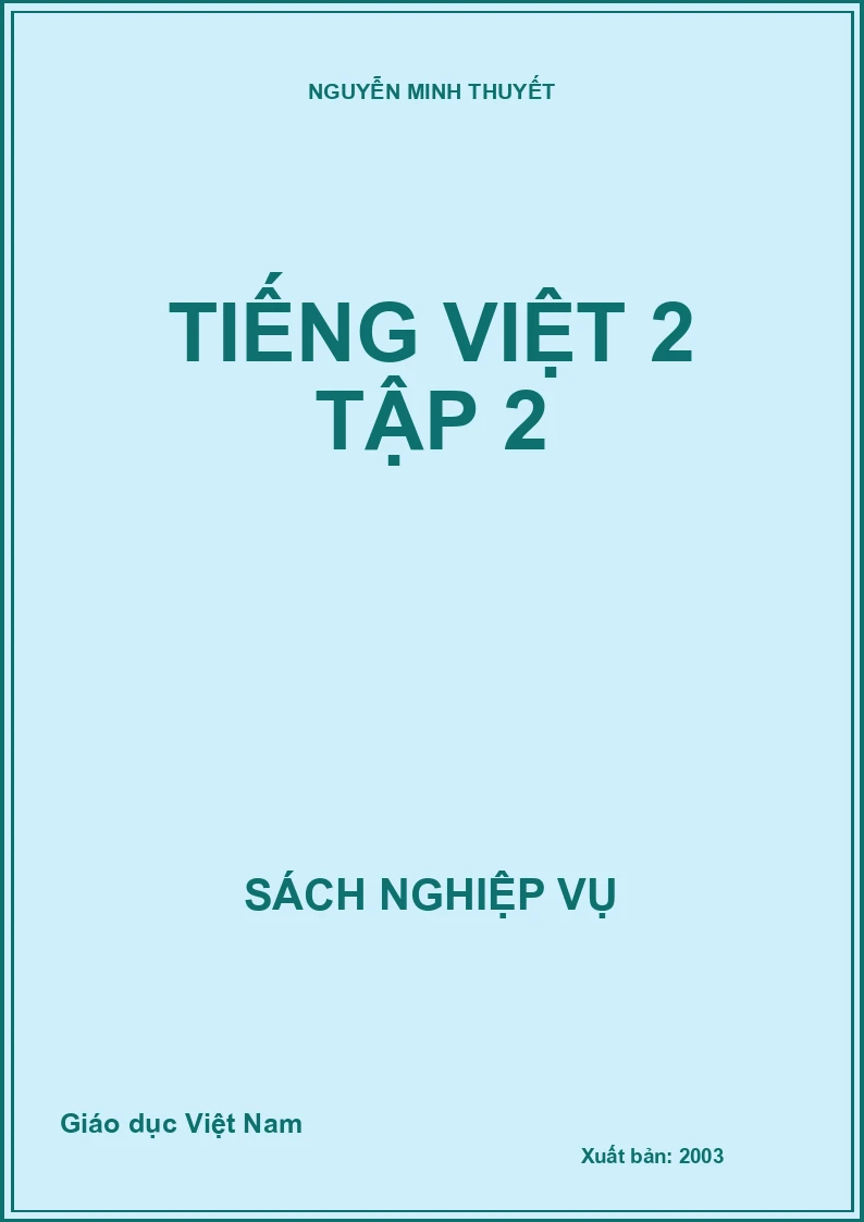 Tiếng Việt 2 tập 2