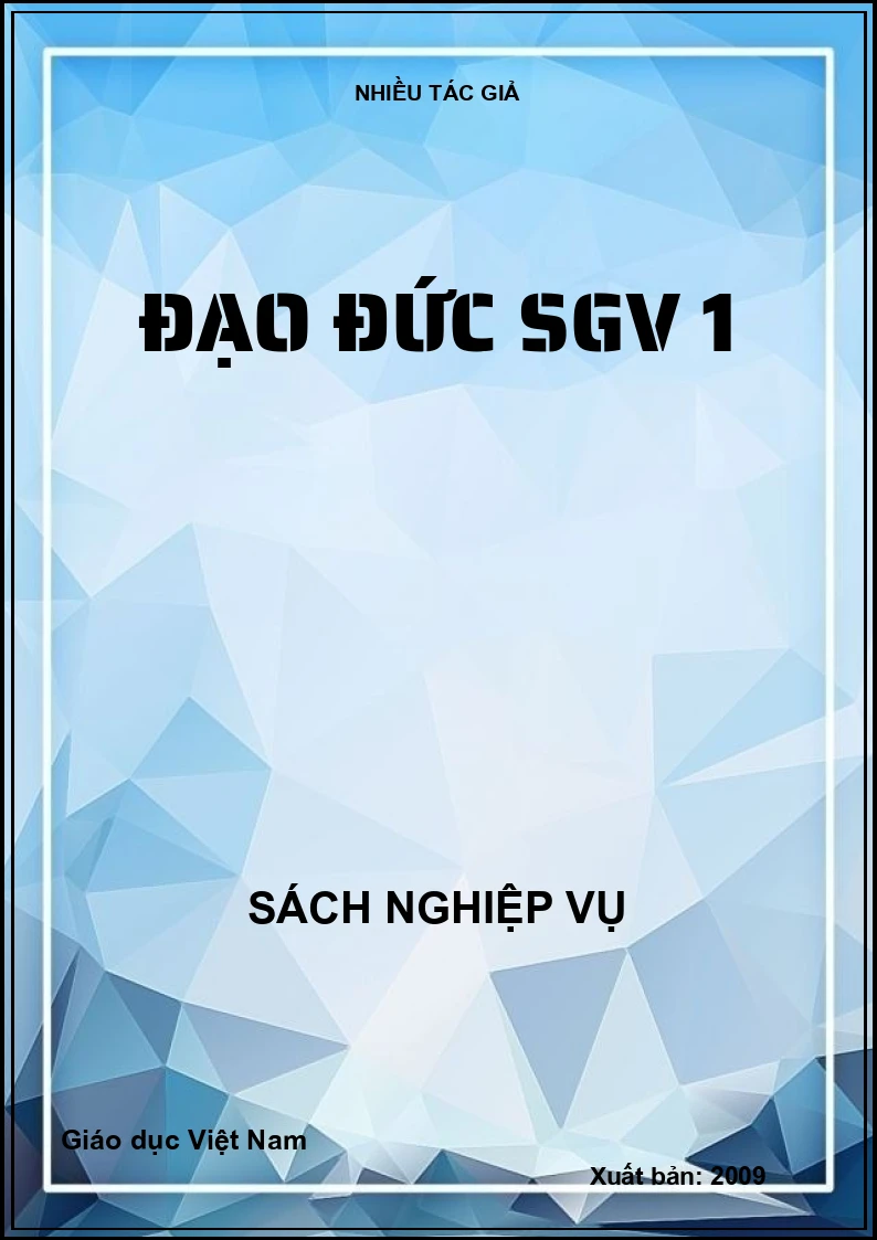 Đạo đức SGV 1