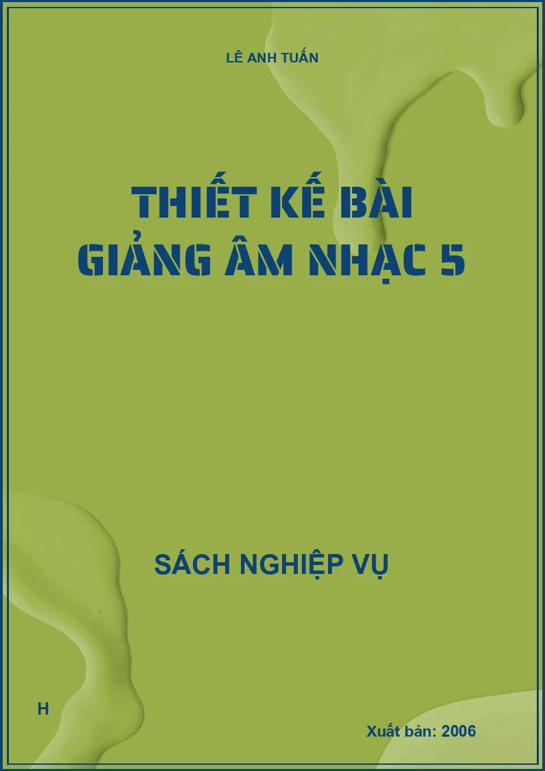 Thiết kế bài giảng âm nhạc 5
