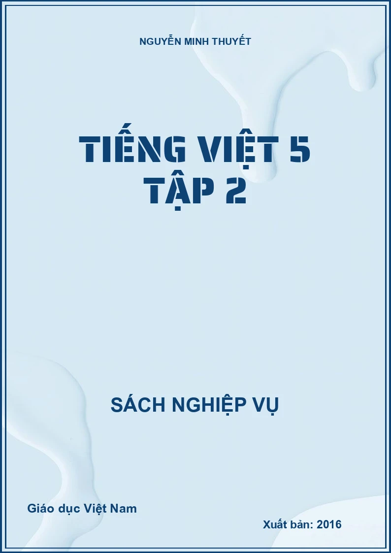 Tiếng Việt 5 tập 2