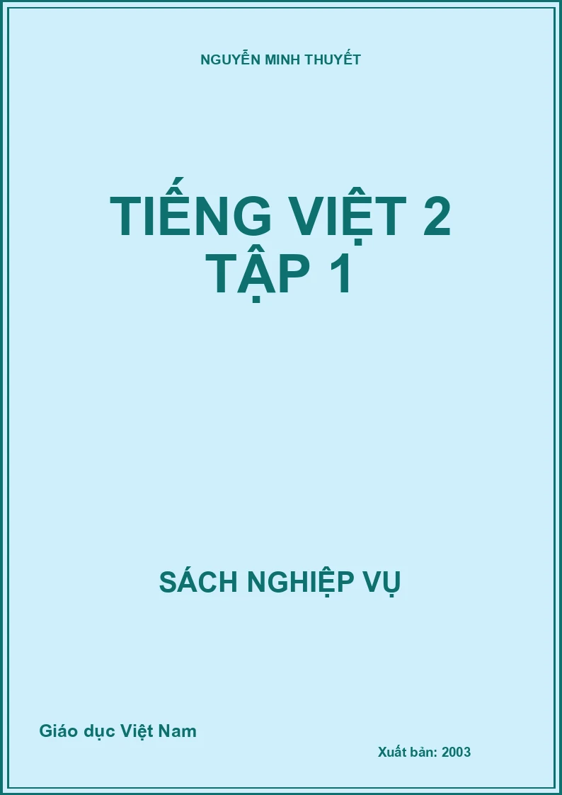 Tiếng Việt 2 tập 1