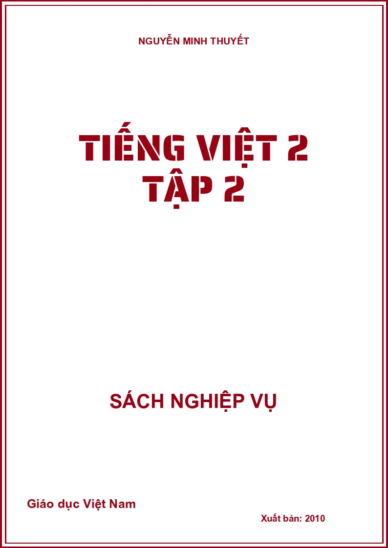 Tiếng Việt 2 tập 2