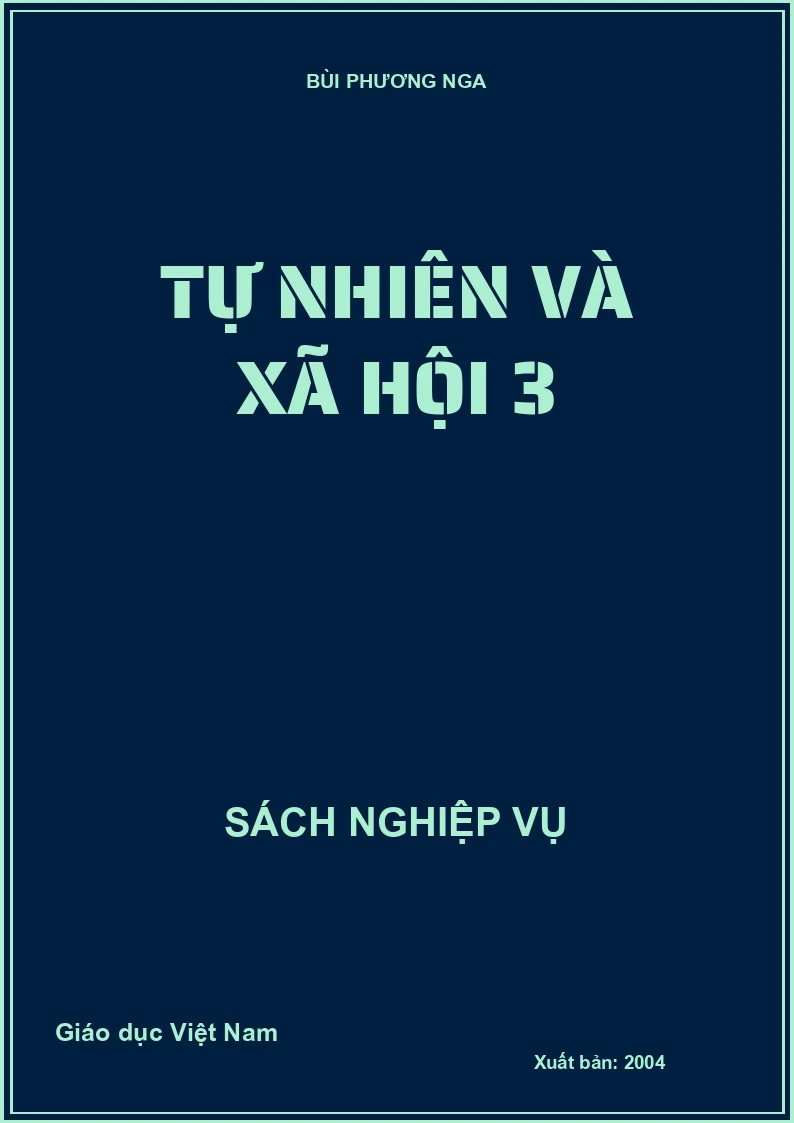 Tự nhiên và xã hội 3
