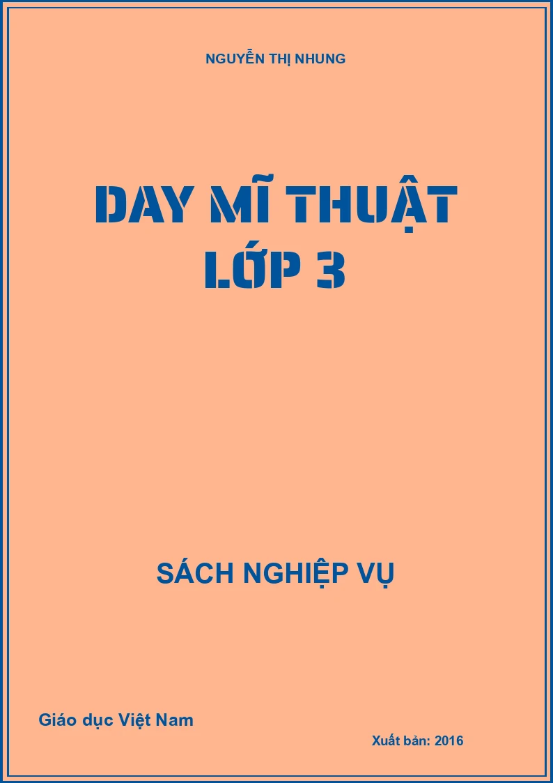 Day mĩ thuật lớp 3