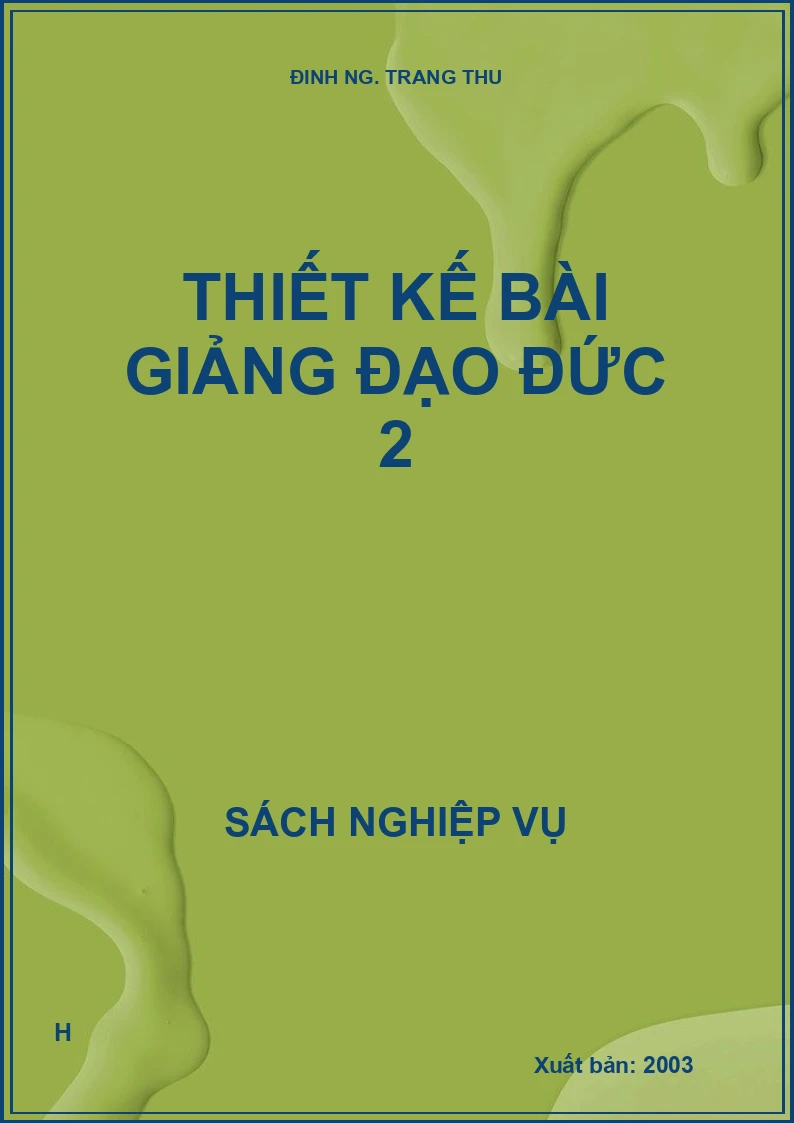 Thiết kế bài giảng Đạo đức 2