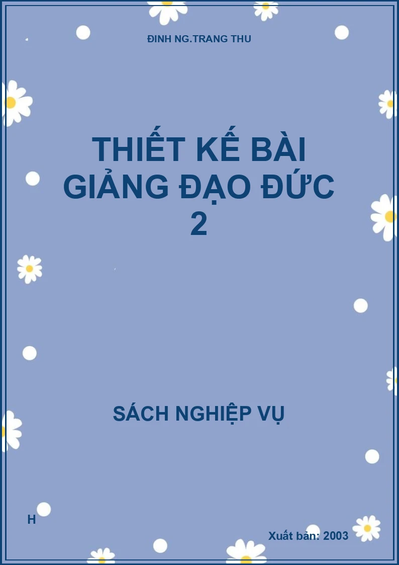 Thiết kế bài giảng Đạo đức 2