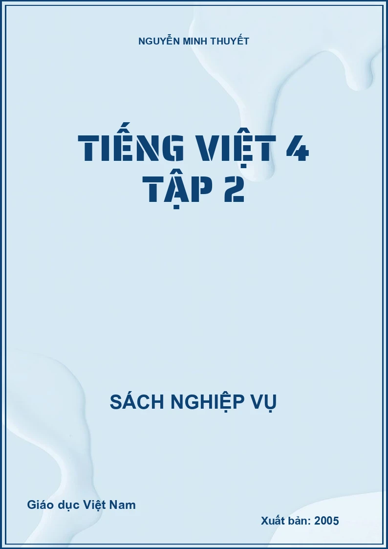 Tiếng Việt 4 tập 2