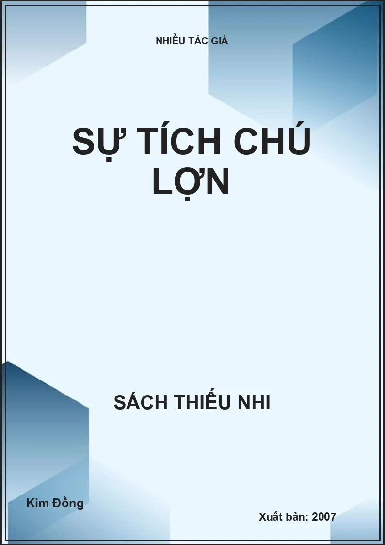 Sự tích chú lợn