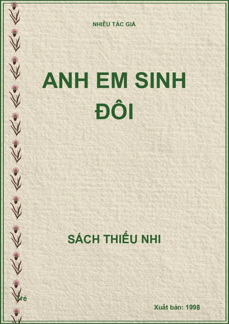 Anh em sinh đôi