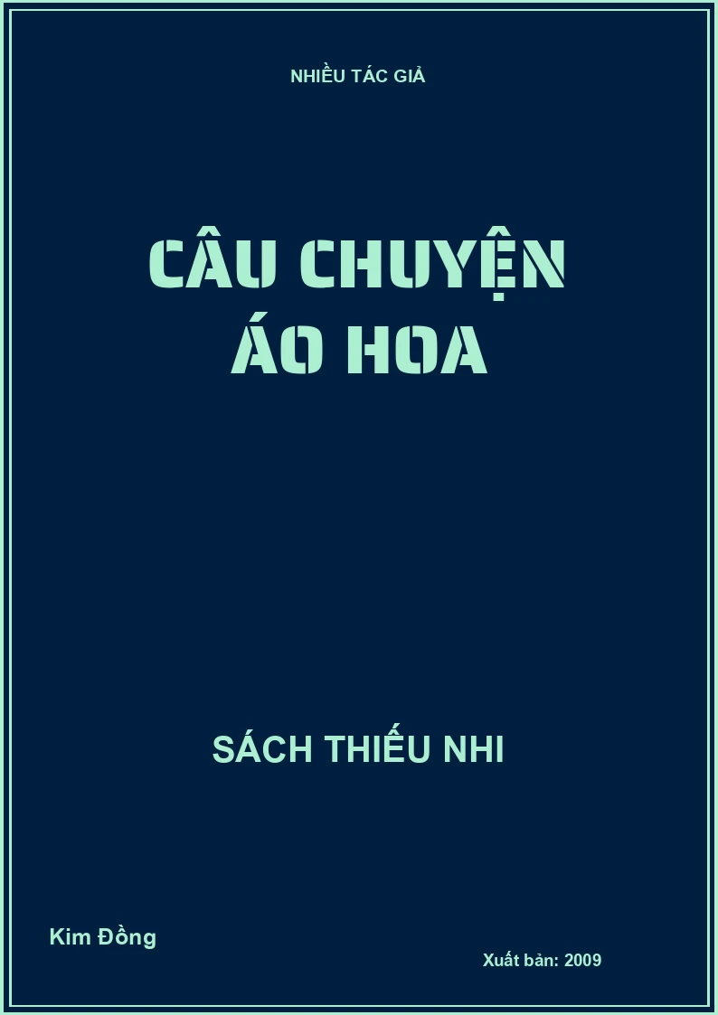 Câu chuyện áo hoa