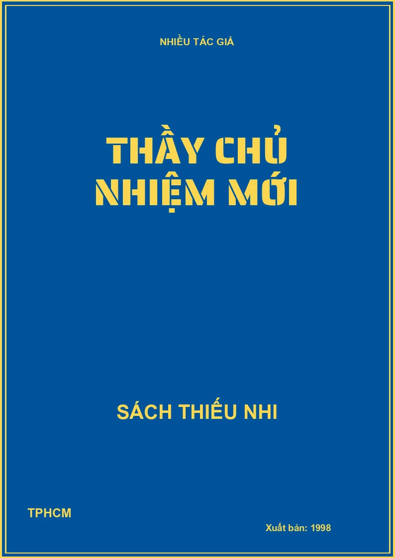 Thầy chủ nhiệm mới
