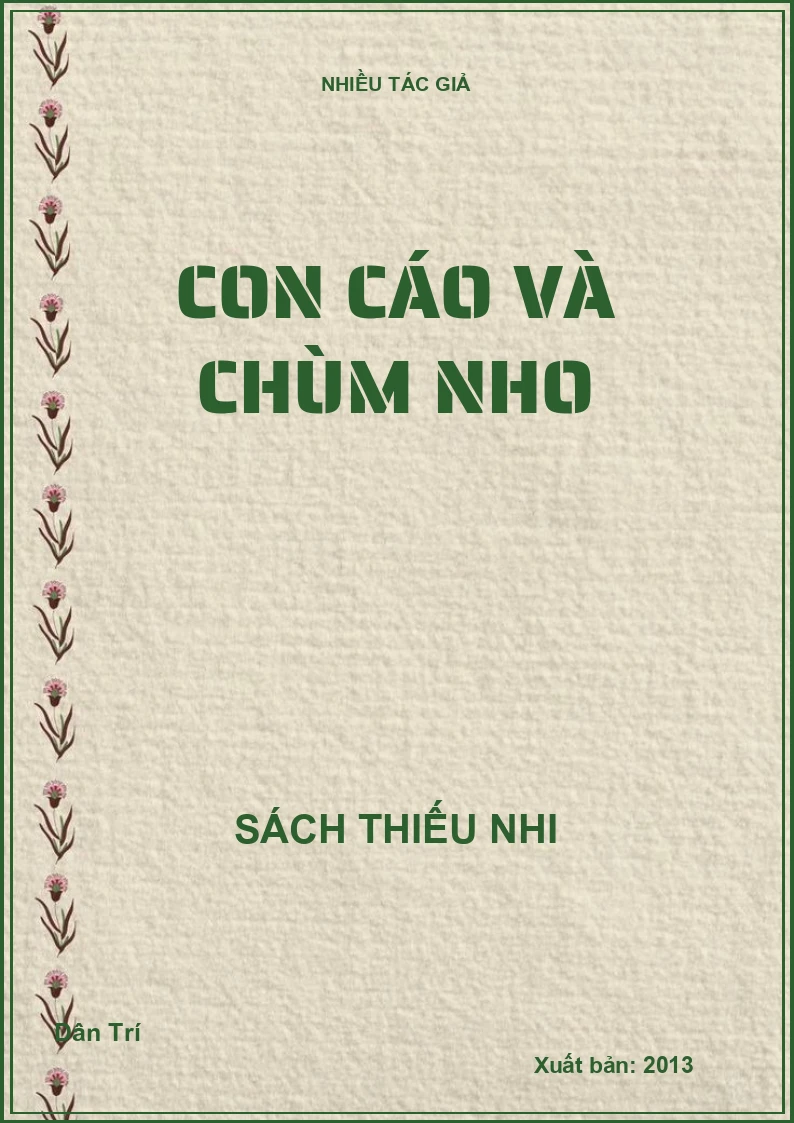 Con cáo và chùm nho