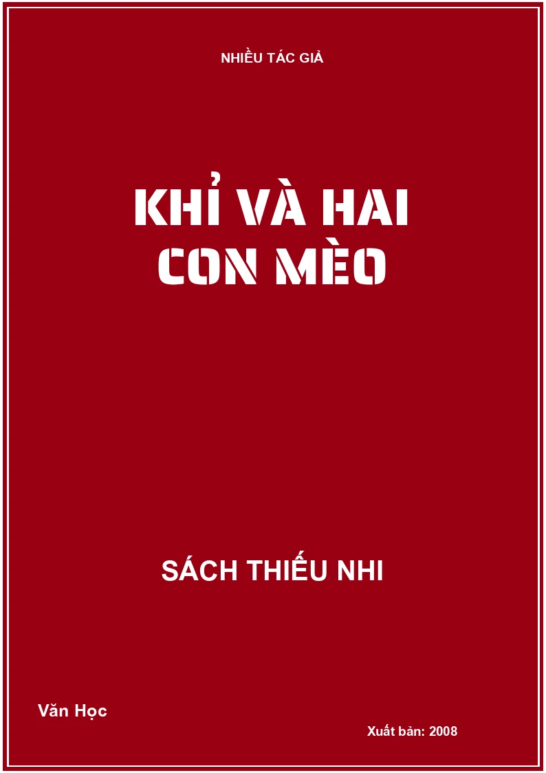 Khỉ và hai con mèo