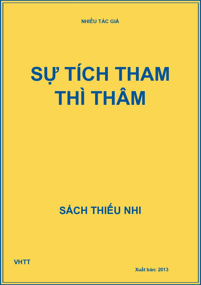 Sự tích tham thì thâm