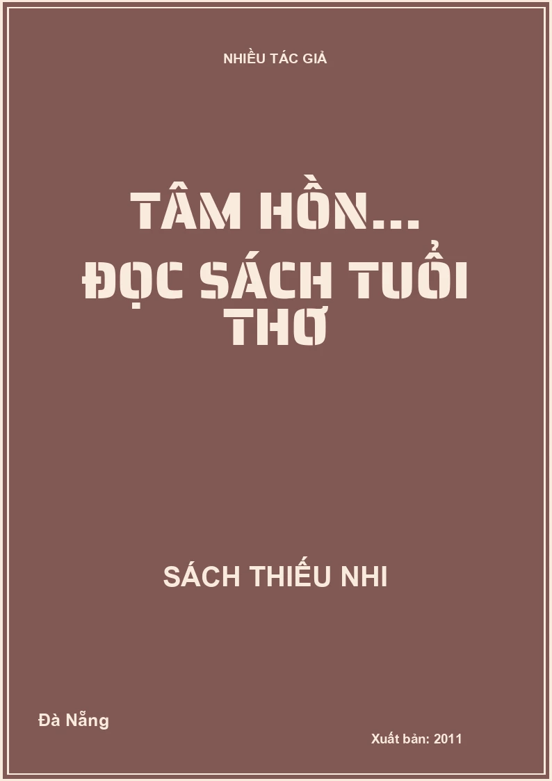 Tâm hồn... đọc sách tuổi thơ