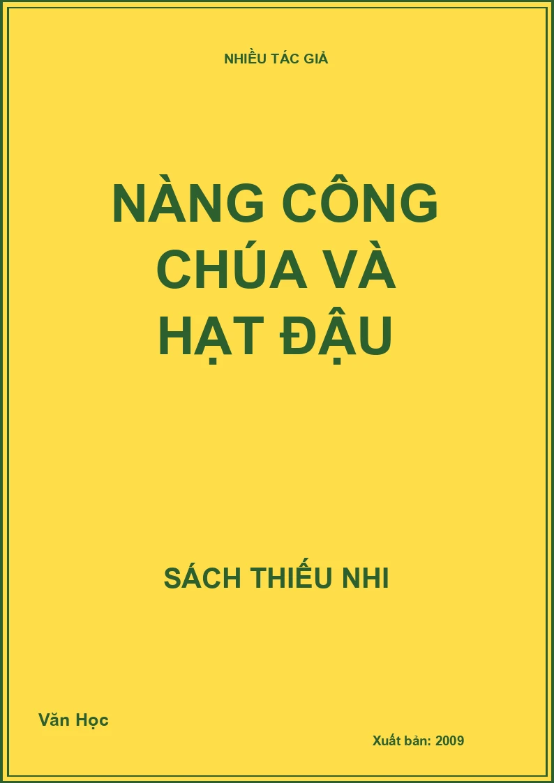 Nàng công chúa và hạt đậu