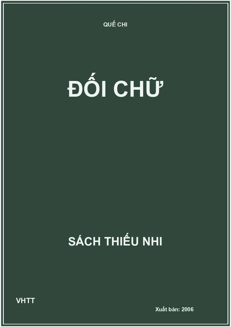 Đối chữ