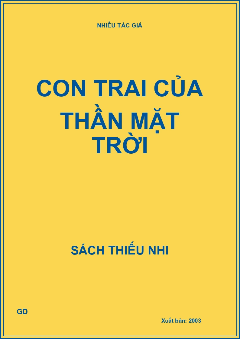 Con trai của thần mặt trời
