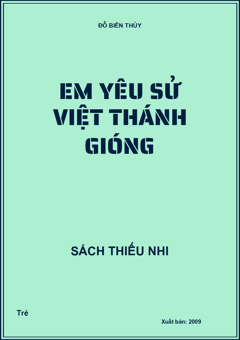 Em yêu sử Việt Thánh Gióng
