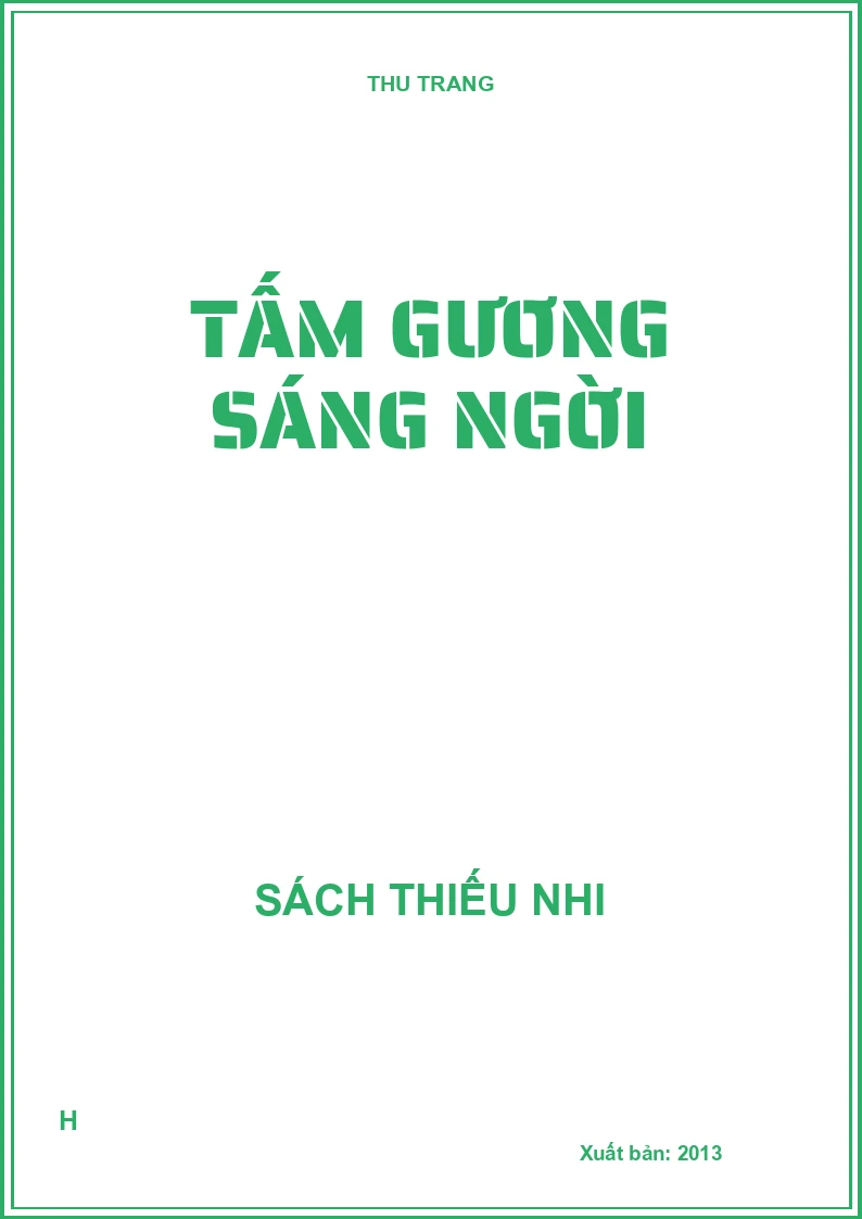 Tấm gương sáng ngời