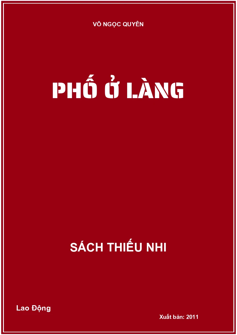 Phố ở làng
