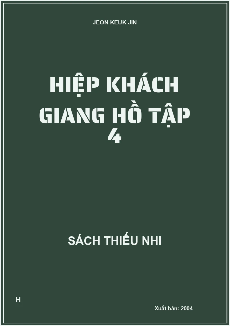 Hiệp khách giang hồ tập 4