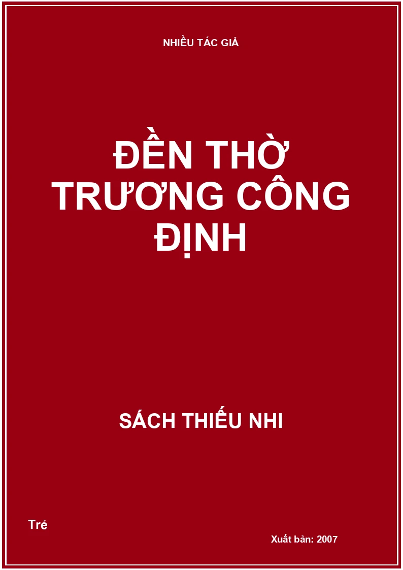 Đền thờ Trương Công Định