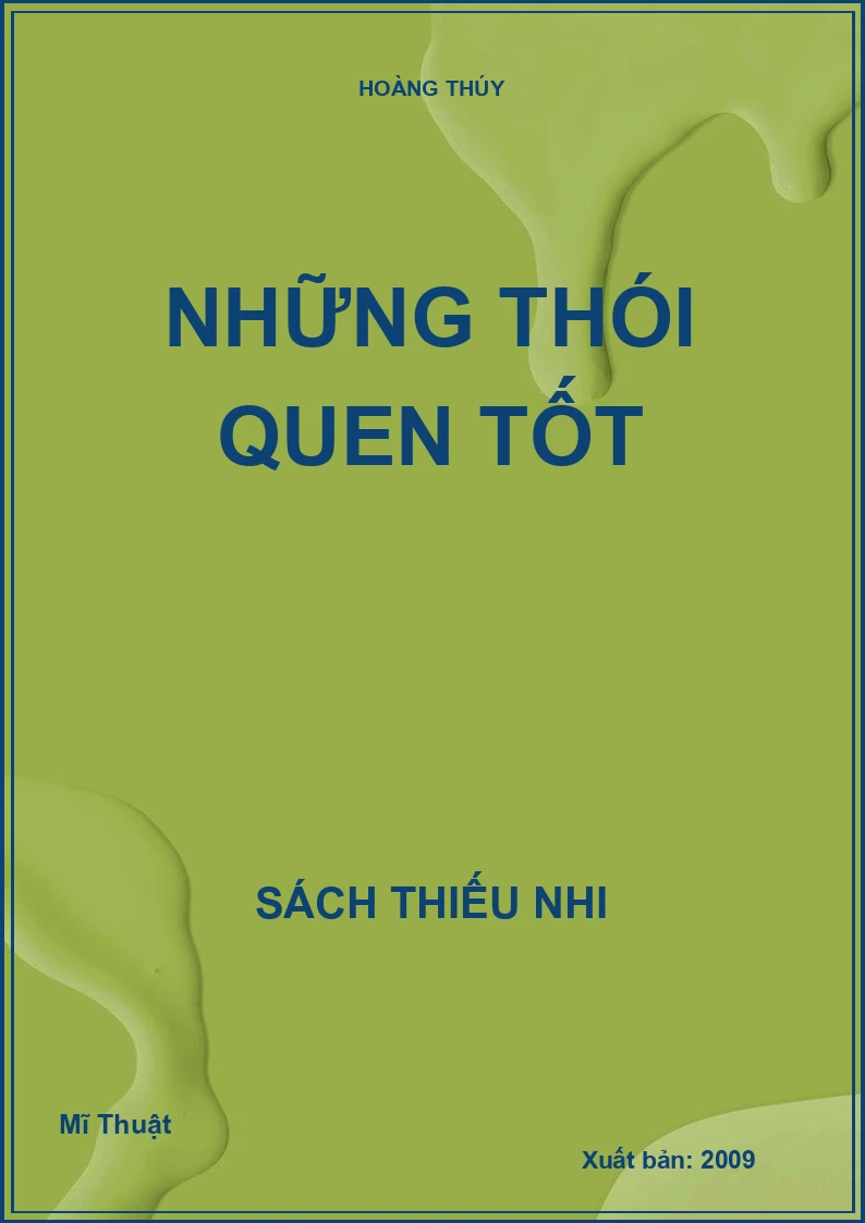 Những thói quen tốt