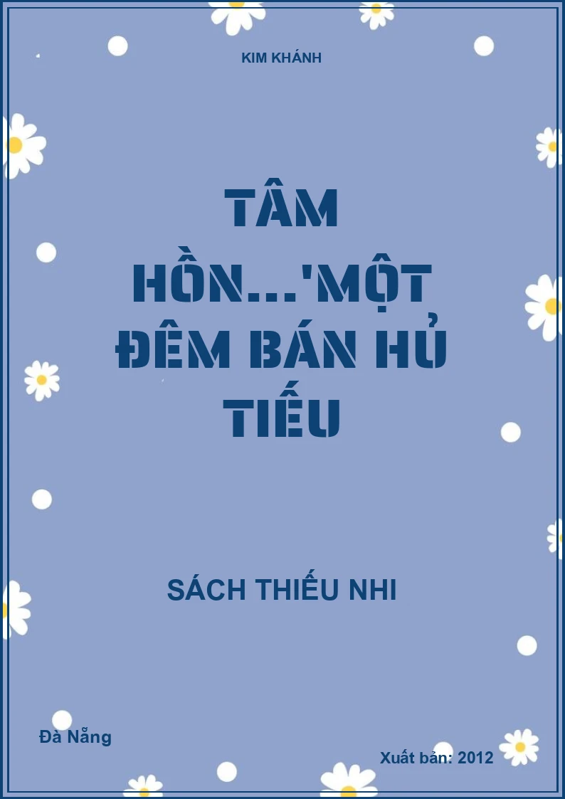 Tâm hồn...'Một đêm bán hủ tiếu