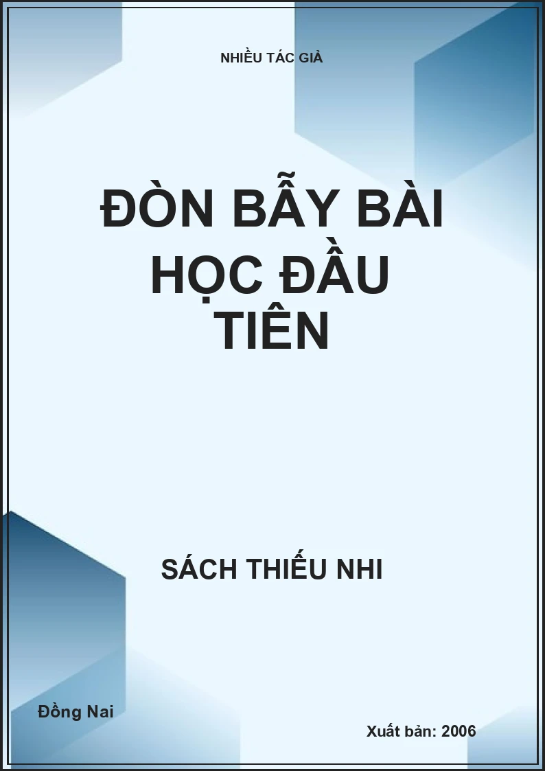 Đòn bẫy bài học đầu tiên
