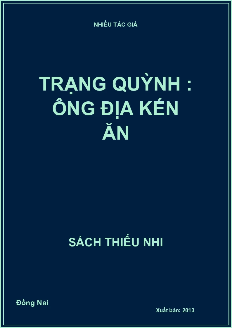 Trạng Quỳnh : Ông Địa kén ăn