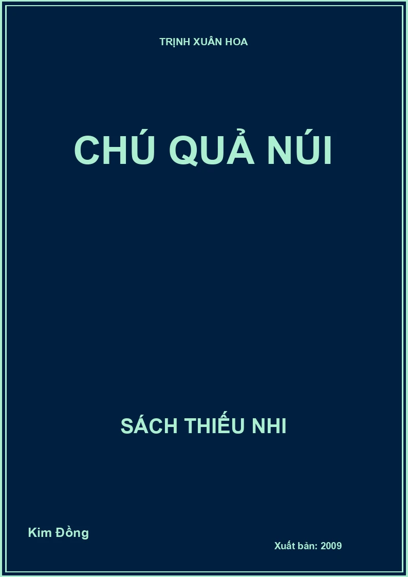 Chú quả núi