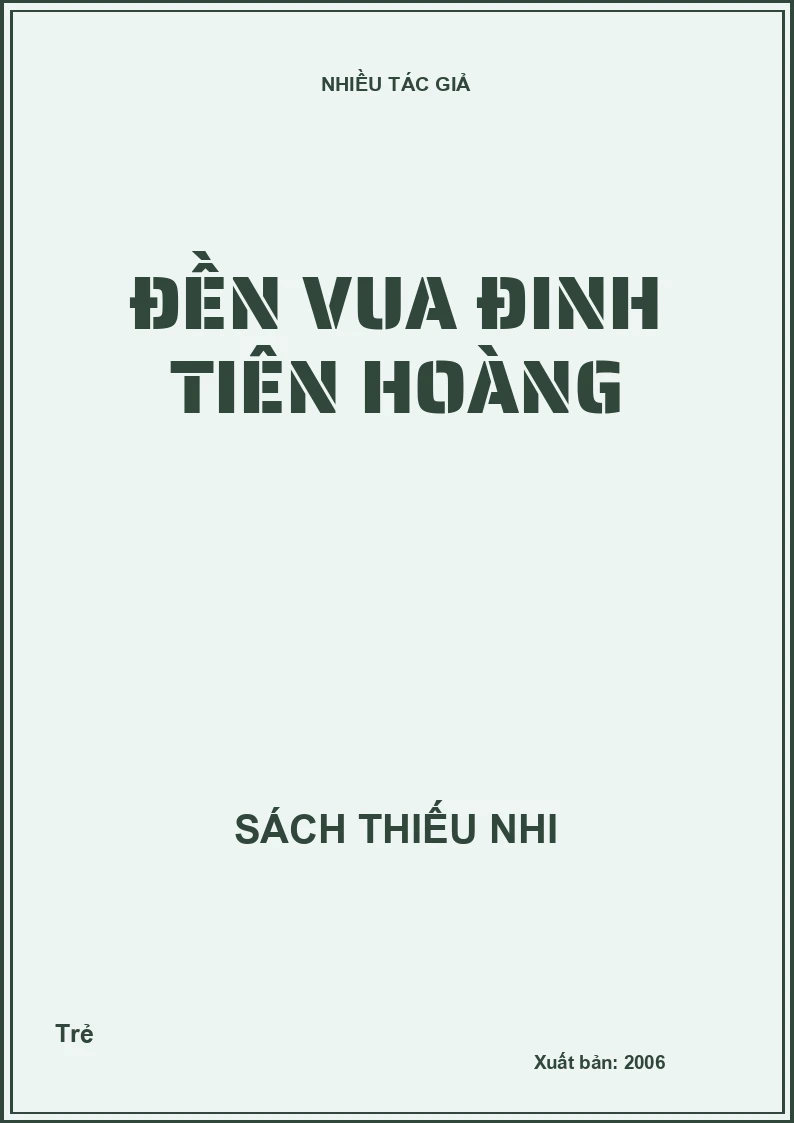 Đền vua Đinh Tiên Hoàng