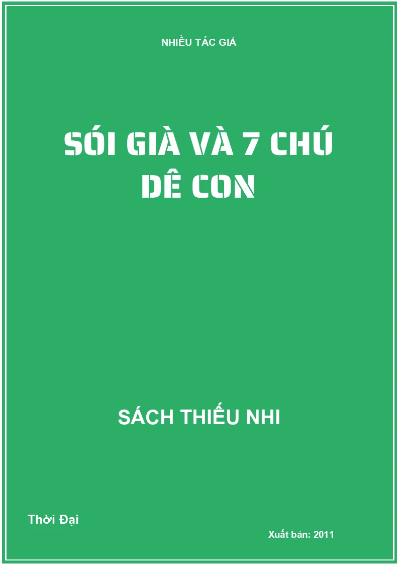 Sói già và 7 chú dê con