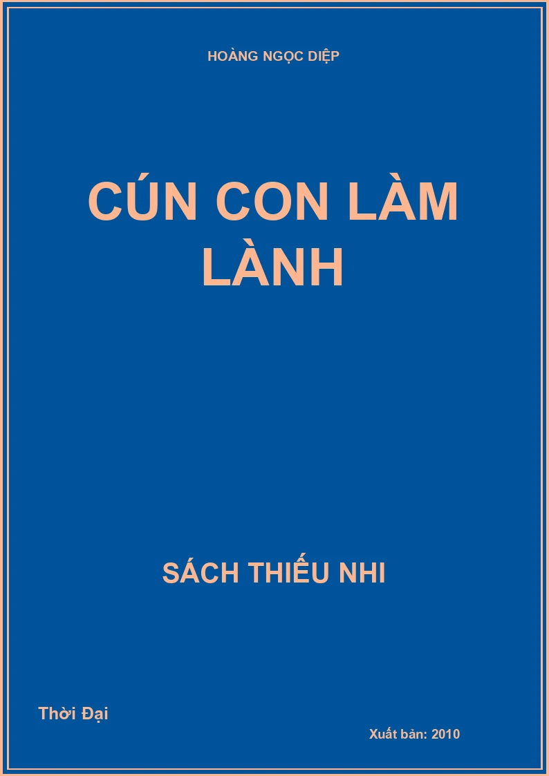 Cún con làm lành