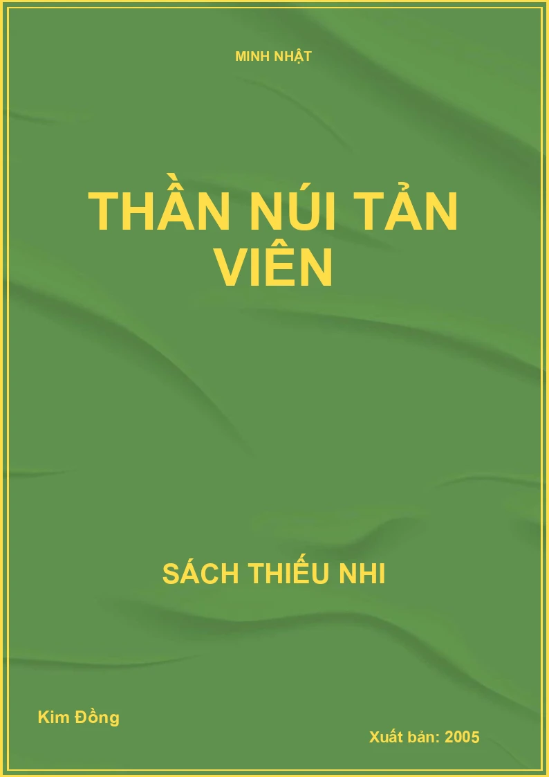 Thần núi tản viên