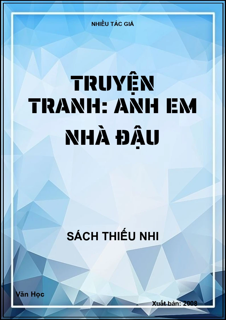 Truyện tranh: Anh em nhà đậu