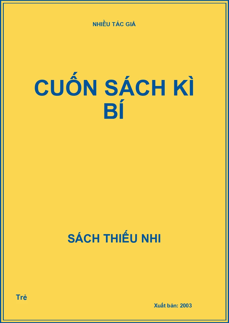 Cuốn sách kì bí