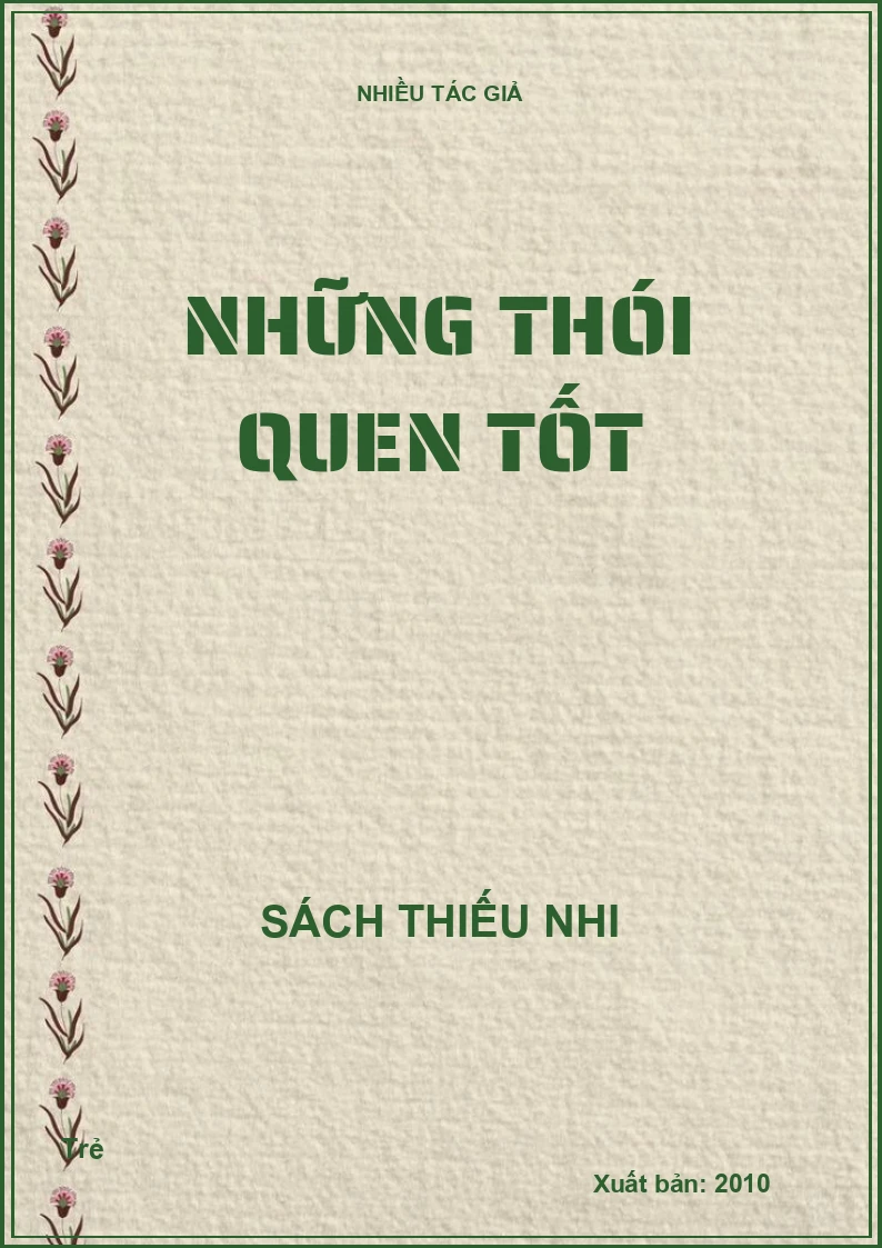 Những thói quen tốt