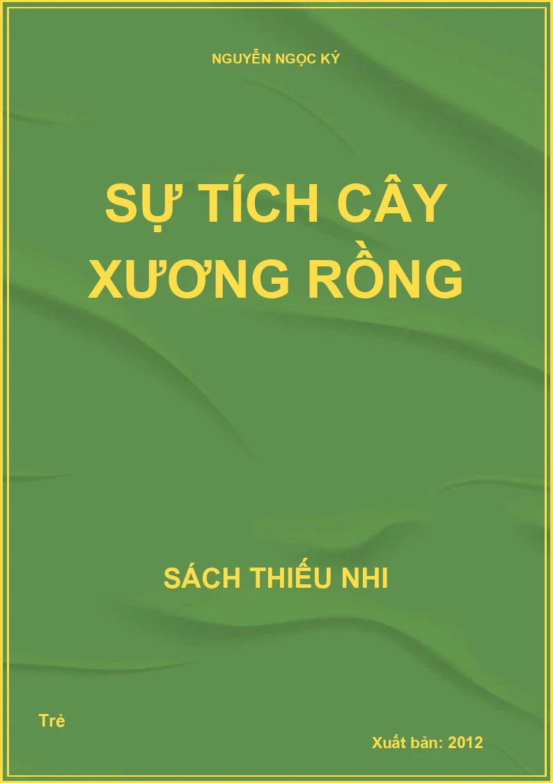 Sự tích cây xương rồng