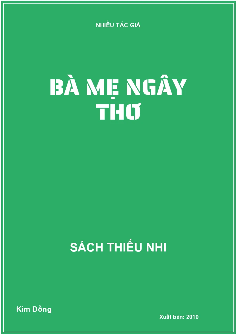 Bà mẹ ngây thơ