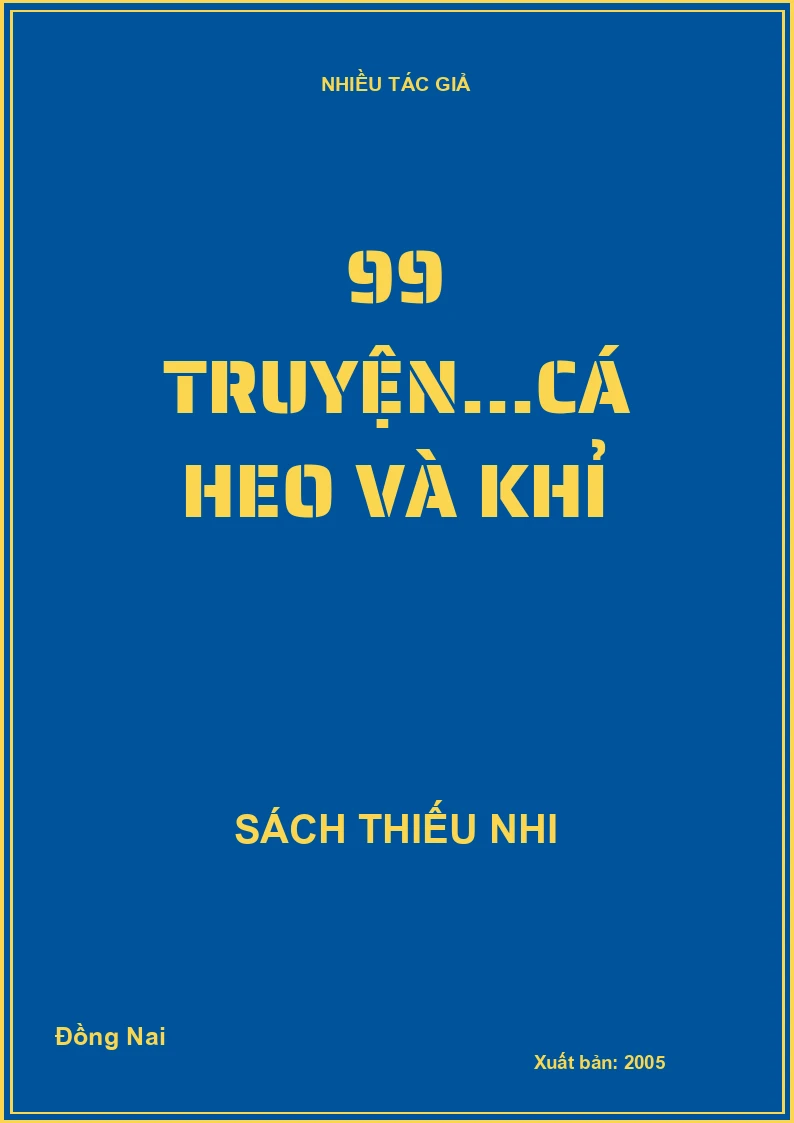 99 truyện...Cá heo và khỉ